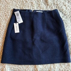 NWT Aritzia Babaton Kinsley Navy Mini Skirt